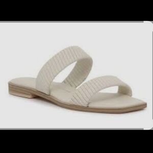 WOMEN'S DOLCE VITA ILIZE SANDALS SHOES SLIPPERS IN WHITE IVORY SZ 7.5 $95